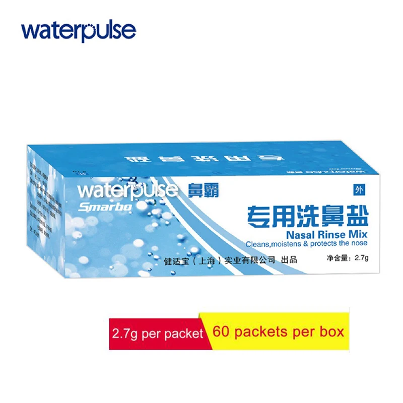 Waterpulse 2 7 г * 60 пакетов в коробке для полоскания носа смесь соли гипоаллергенное