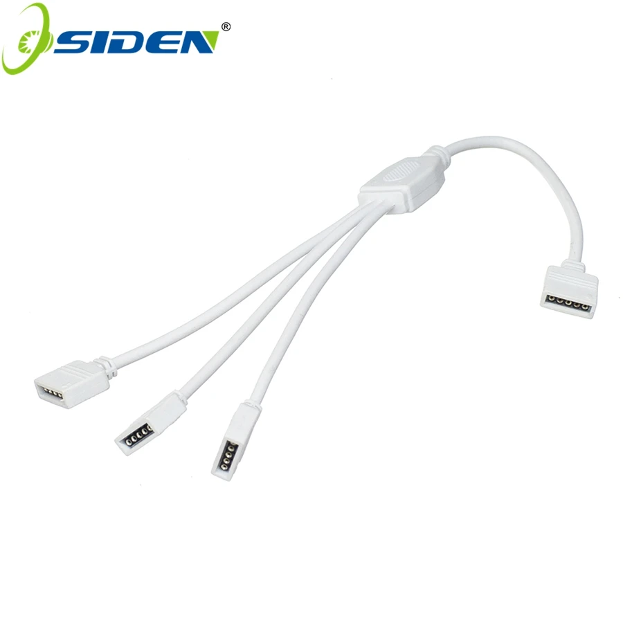 OSIDEN 4Pin RGB Соединительный кабель для светодиодной RGB полосы света отклонения в размерах на 1-2/1 до 3 Женский 4pin RGB разветвитель кабеля для 3528/5050/3014