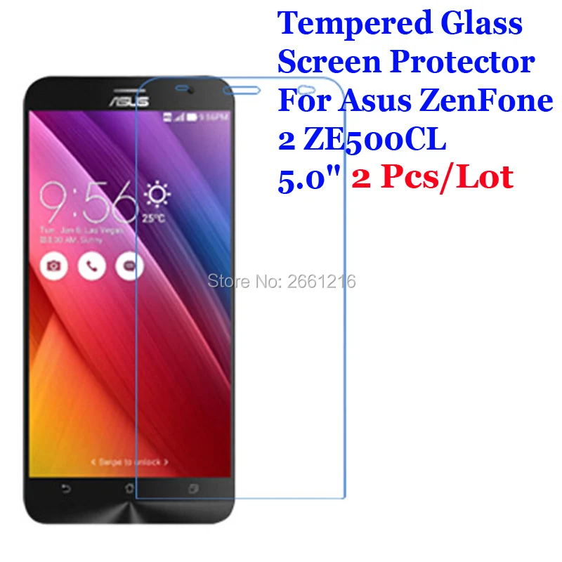 2 шт./лот Для ZenFone 5 0 ZE500CL закаленное стекло 9H 2.5D Премиум Защитная пленка для экрана