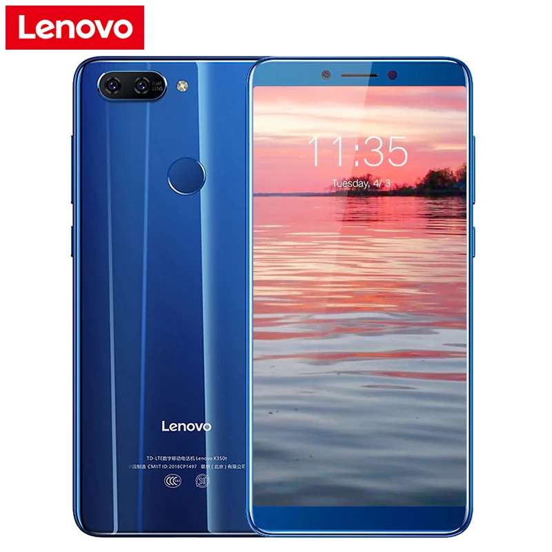 Смартфон lenovo K5 K350t 3 ГБ ОЗУ 32 Гб ПЗУ MT6750 Восьмиядерный 5 7 &quotHD + 18:9 дисплей Двойная
