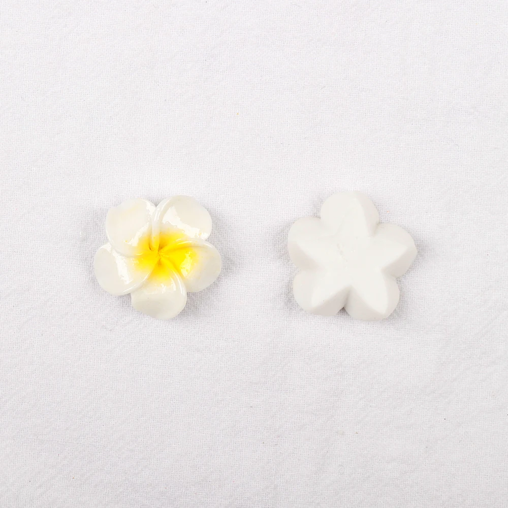 JOJO Луки 10 шт. резиновая накладка Frangipani аксессуары с рисунком резинка для волос украшение Материал материал "сделай сам" швейной