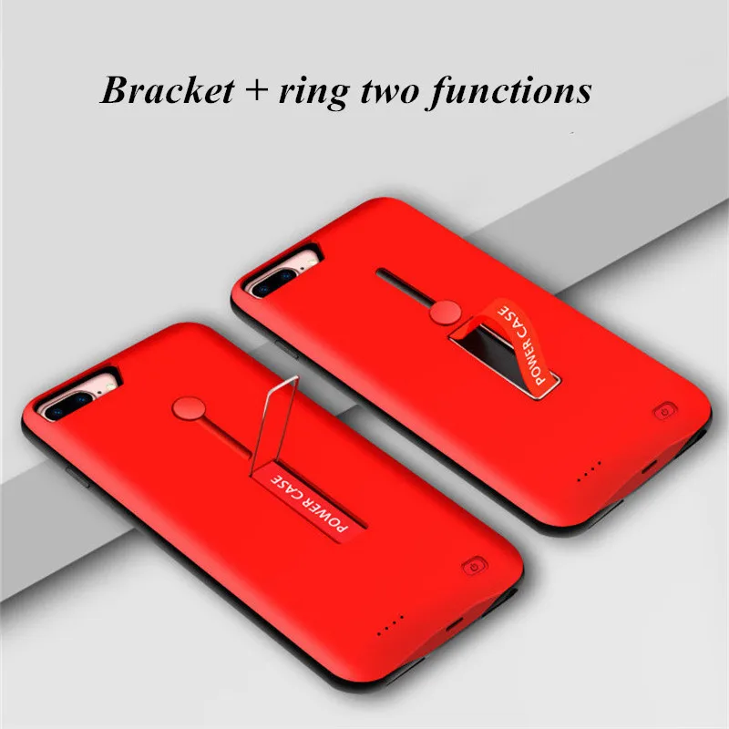 4000/5000 мАч для iPhone 8/7/6s/6 Plus Расширенный телефон батарея мощность чехол X/8/7/6s/6