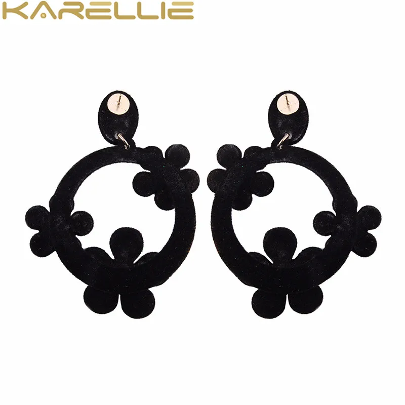 Karellie новые серьги цветок Богемный себе мотаться Висячие Для женщин оптовая