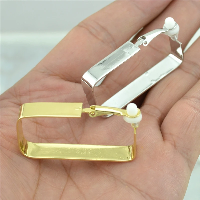 Популярные серьги для женщин клипсы кольца ушей без пирсинга Модные женские