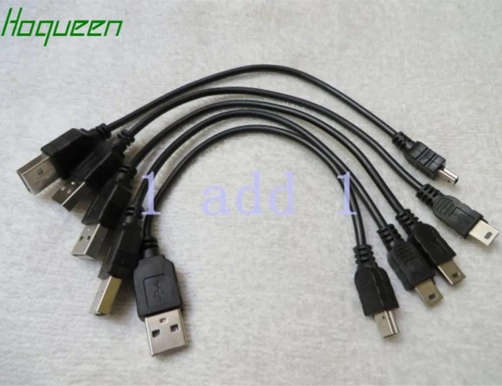 Hoqueen 100 шт. * Mini USB кабель для быстрой зарядки и синхронизации данных MP3 MP4 MP5 плеера