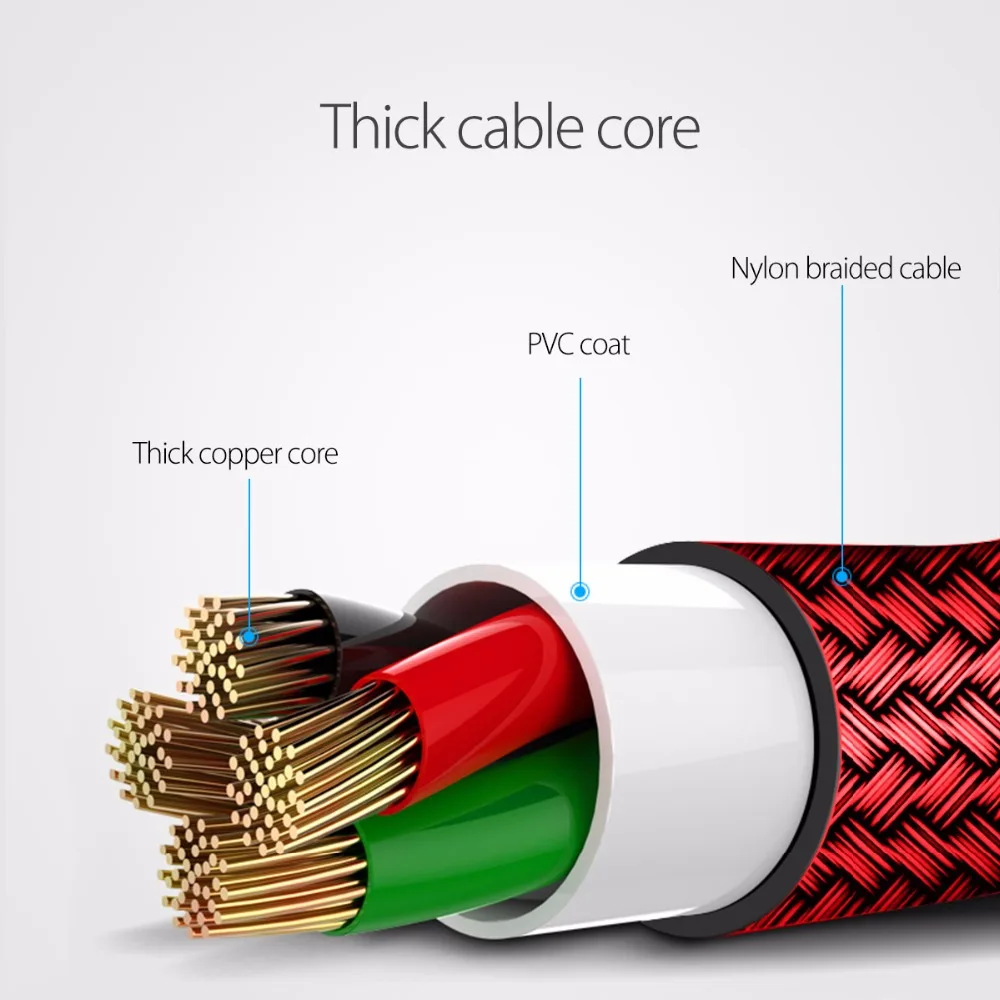 USB кабель ORICO H3S 3 в 1 для зарядки iPhone Huawei P20 Xiaomi Samnsung и синхронизации данных |
