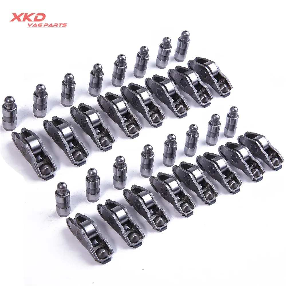 

32PCS Engine Valve Lifter&Rocker Arms Fit For VW EOS CC Jetta MK5 Tiguan Passat Audi A3 S3 TT 2.0T EA888 CCTA CBFA