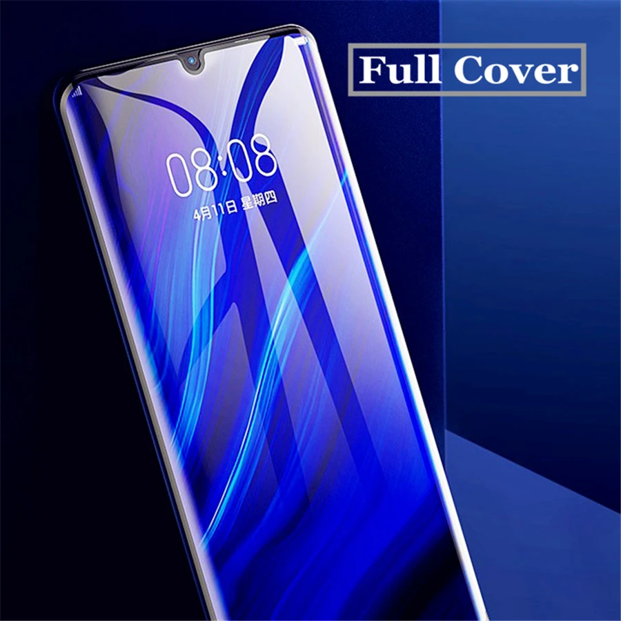 Изогнутые случае на P30 Pro Защита экрана для huawei p30pro lite 3d полное покрытие