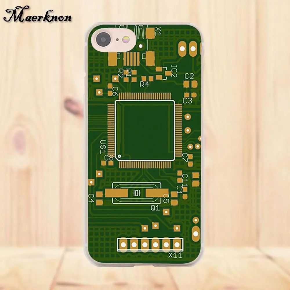 Maerknon для Apple iPhone 4 4S 5 5C SE 6 6S 7 8 Plus X LG G4 G5 G6 K4 K7 K8 K10 термополиуретановая печатная плата