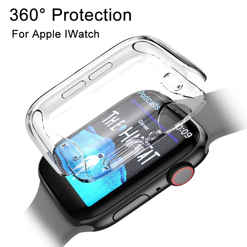 360 Защита экрана IWatch протектор для Apple Watch iwatch ремешок 38 мм Чехол я часы полосы 42 1 2 3