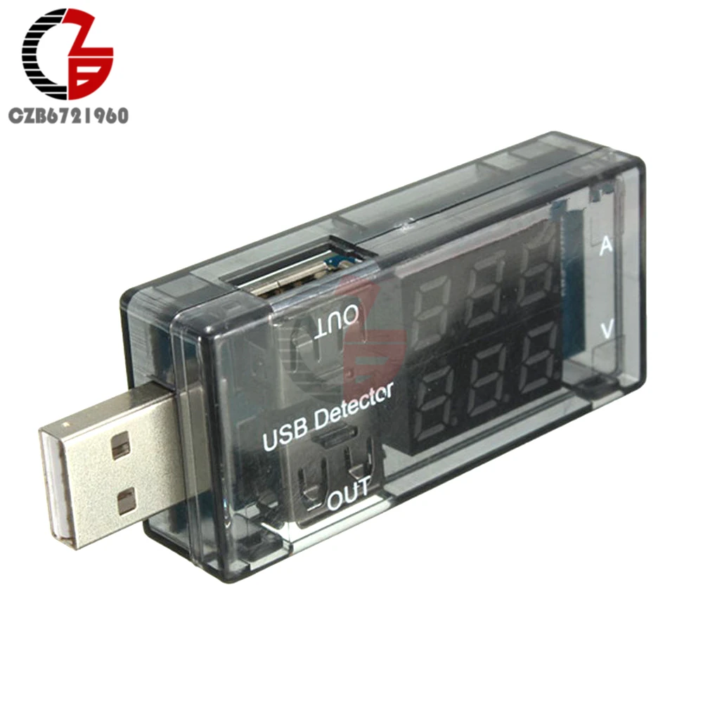 5 в 12 В двойной дисплей светодиодный USB тестер цифровой вольтметр Амперметр автомобильный мобильный Банк питания детектор напряжения вольт-монитор зарядное устройство Доктор