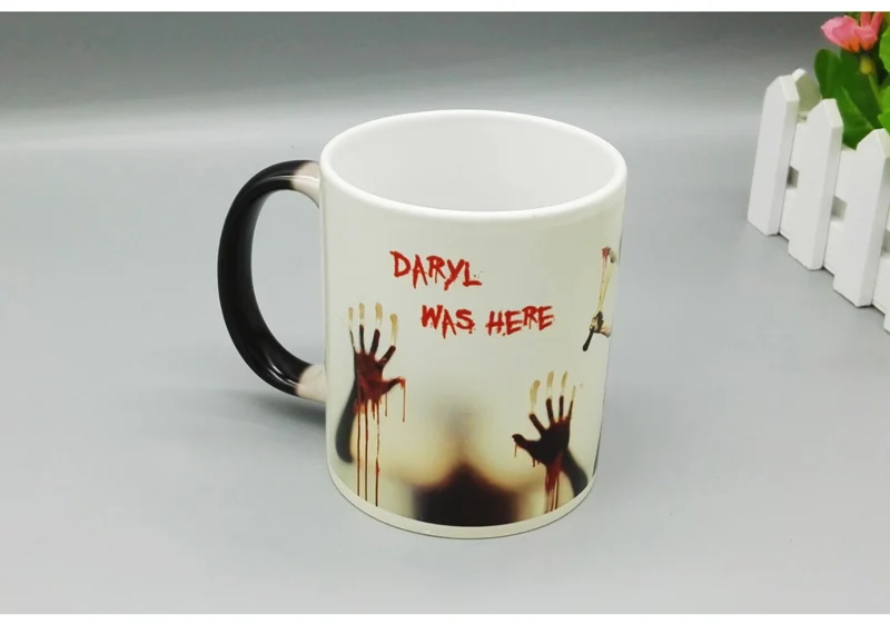 Кружка зомби 11 унций кофейные кружки волшебная кружка Термочувствительная