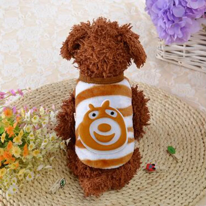 Толстовки для собак Moda Pet Dogbaby Коралловая флисовая толстовка чихуахуа одежда xxs