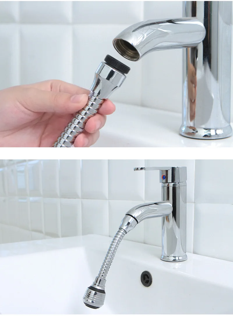 2 Modes 360 Rotatable Water Saving Bubbler High Pressure Filter Nozzle Faucet Extender | Обустройство дома