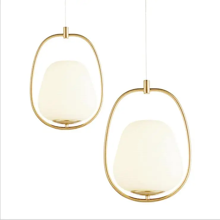 Простая постмодернистская люстра со стеклянными шариками Креативные люстры для