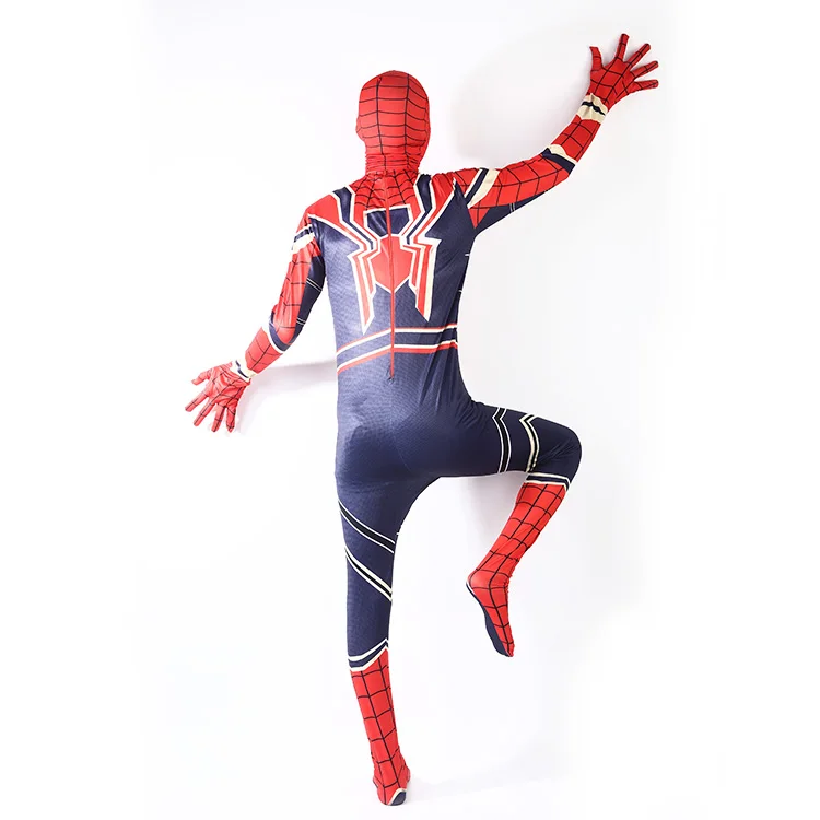 2018 Мстители 3 Человек паук косплей костюм Железный Хэллоуин нарядное платье