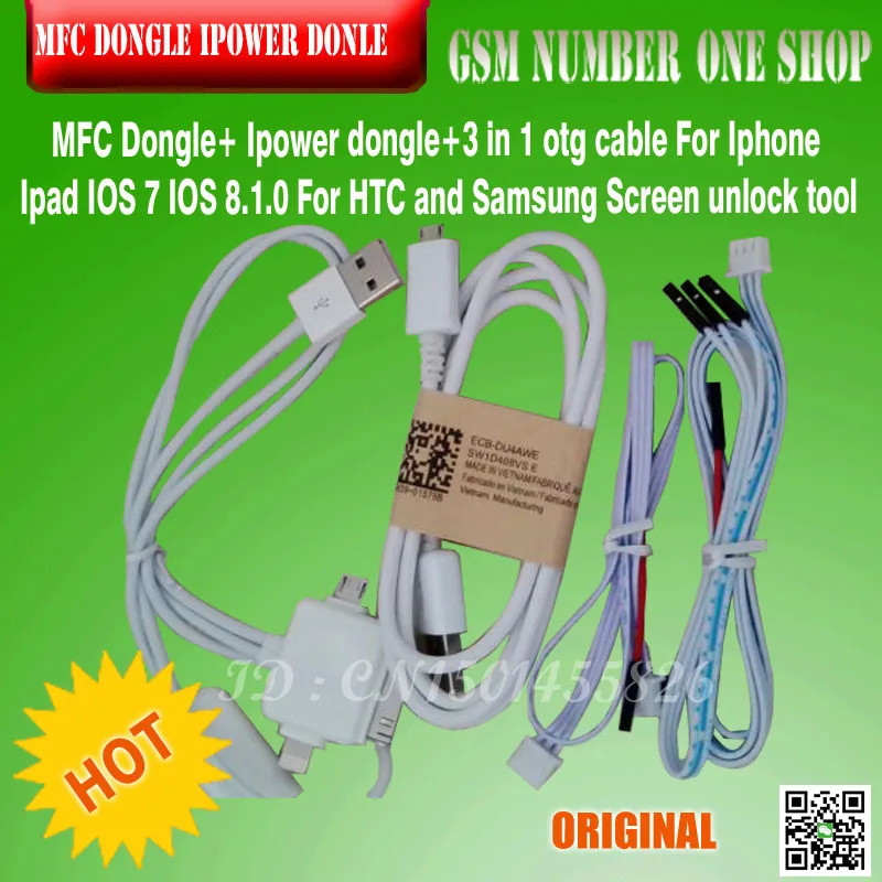 MFC ключ + Ip 3 в 1 otg кабель для Iphone Ipad IOS 7 8 0 HTC и Samsung инструмент разблокировки экрана