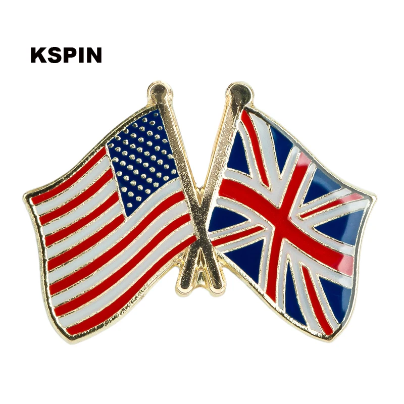 KSPIN Скотланд Ирландия Флаг дружбы значок флага pin 10 шт в партии XY0047|flag badge|badge badgeslot