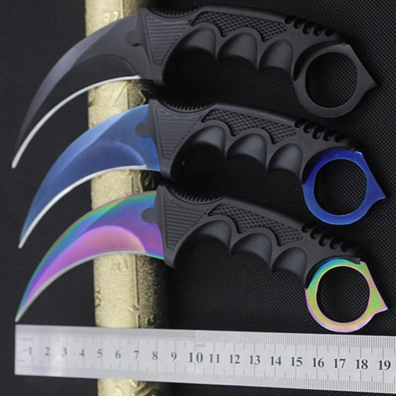 Karambit нож CS GO счетчик Strike ножи охотничий выживания кемпинг инструменты Herramientas|knife