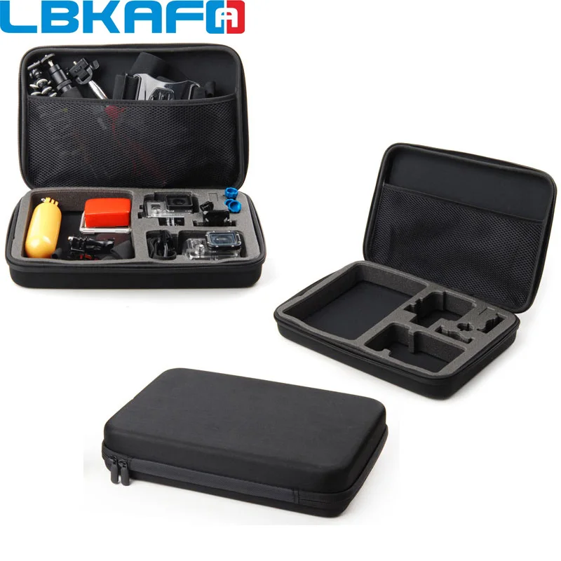 

LBKAFA Big EVA Collection Box Large Storage Case Cag For SJCAM SJ4000 SJ5000 SJ6 SJ8 Gopro Hero 11 10 9 8 DJI OSMO Sport Camera