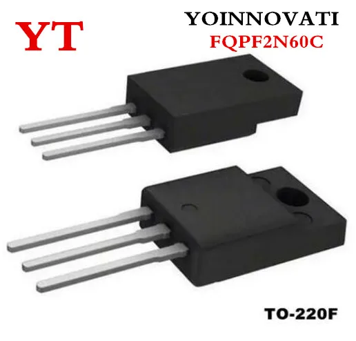 50 шт. FQPF2N60C 2n60 полевой эффект Транзистор mosfet n to-220f пластик | Электронные
