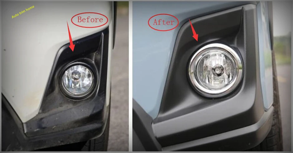 Передние противотуманные фары lapetus защита лампы Накладка 2 шт. подходит для Subaru XV Crosstrek ABS хром авто аксессуары