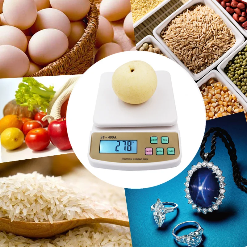 Цифровые электронные кухонные весы с подсветкой 10 кг 10000 1 г|weighing scale|scales weighingcounting