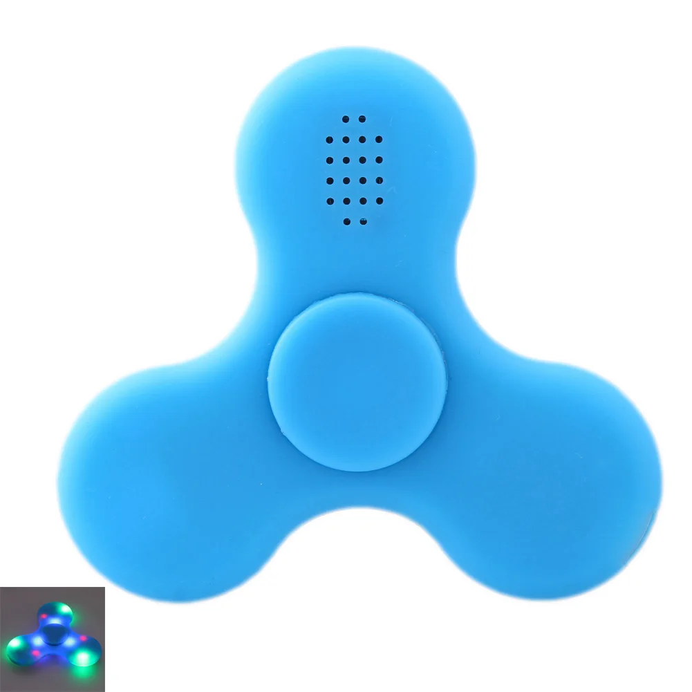 BL 5 цветов Непоседа Спиннер светодиодный bluetooth-динамик ручной Спиннер для разрядки Пальчиковый Спиннер игрушки - Цвет: BL