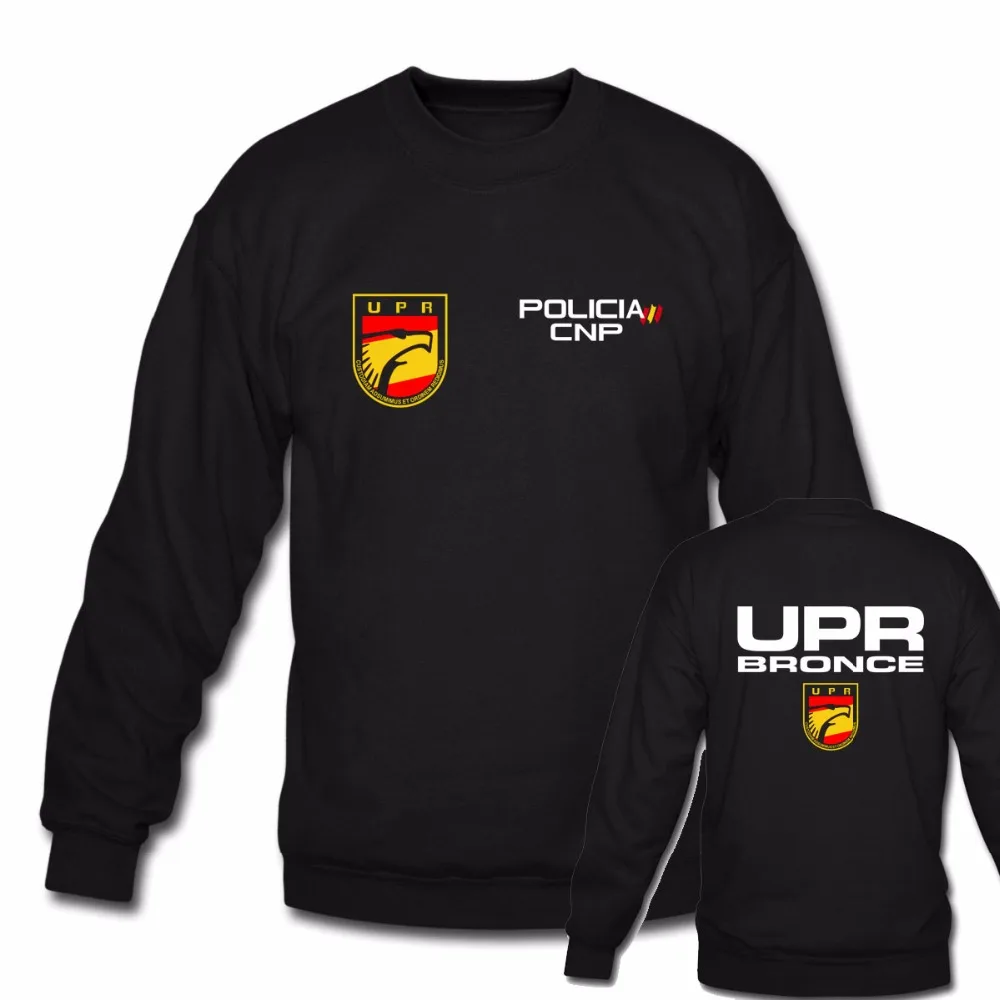 Мужская толстовка Espana Policia испанская национальная полиция Espana Policia CNP UIP УПО анти бунт SWAT GEO идет спецназ пуловеры