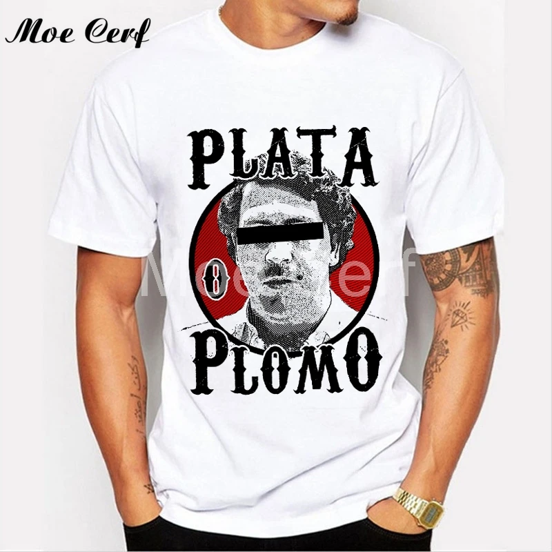 Мужская хлопковая футболка Pablo Escobar Футболка с принтом в виде лекарств L5 230