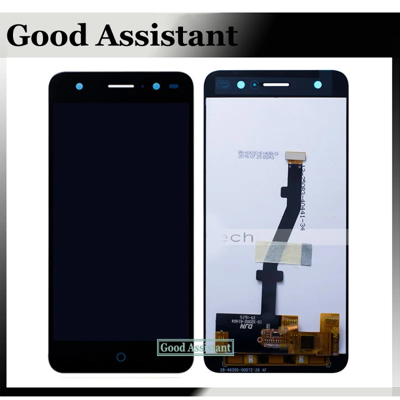 100% тестирование высокое качество 5 0 ''черный/белый/золотой для ZTE blade v6 плюс