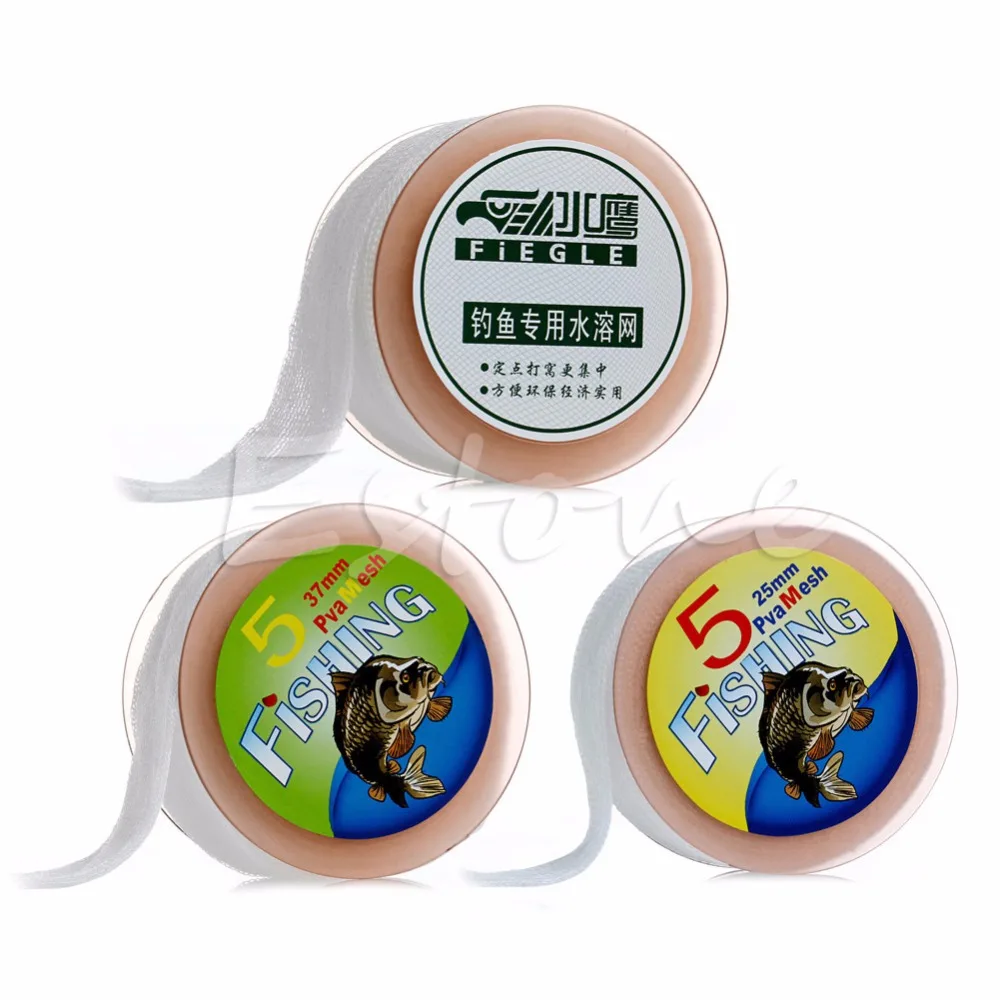 Fishing Accessories 1PC New 5M PVA Mesh 25/37/44mm Refill Carp Stocking Boilie Rig Bait Bags | Спорт и развлечения