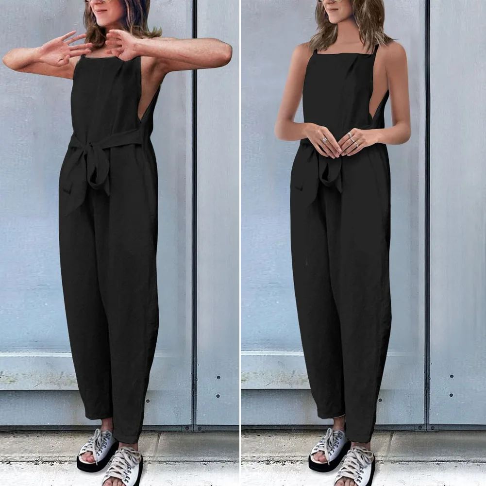 Модные женские туфли Вязание Топ с лосинами комбинезон на подтяжках Playsuit