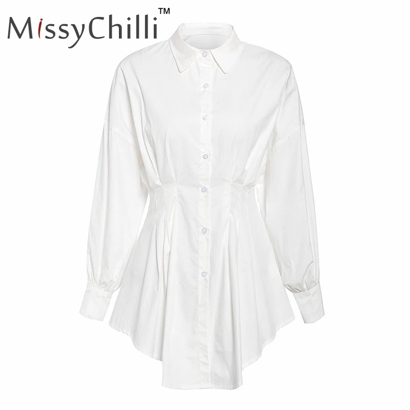 MissyChilli белый рукав \&quot летучая мышь детское платье-Блуза женская офисная