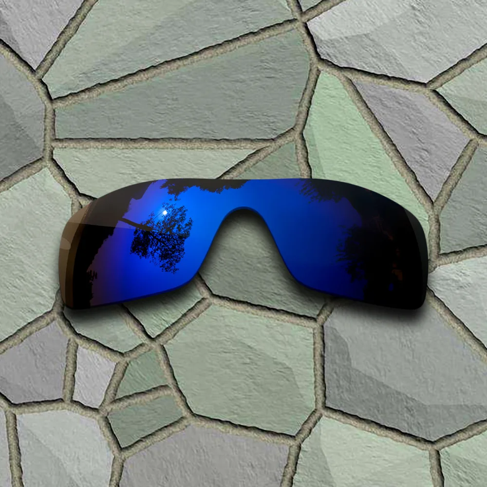 Поляризованные Сменные линзы для солнцезащитных очков Oakley Batwolf синие|Очки