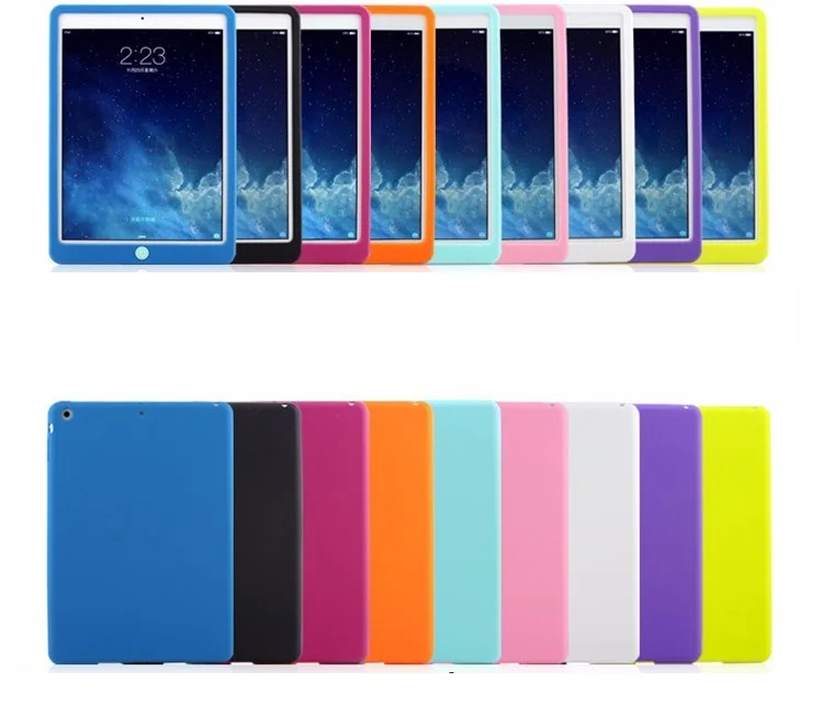 A1566 A1567 Air 2 Rubber Tablet Coque for iPad Case Silicon Protective 9.7'' Cover Shockproof | Компьютеры и офис