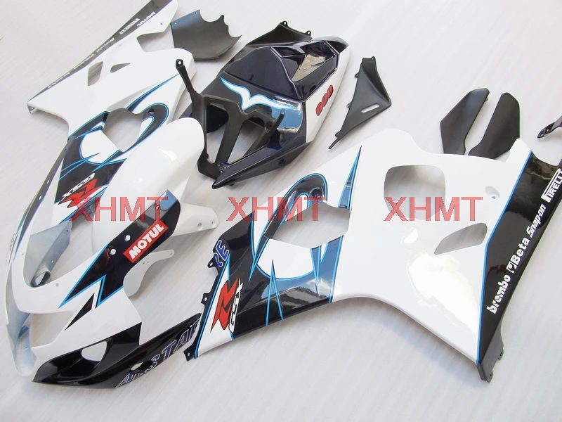 Для GSXR750 2004-2005 K4 кузов 2004 Обтекатели 04 белые черные детали корпуса | Автомобили и
