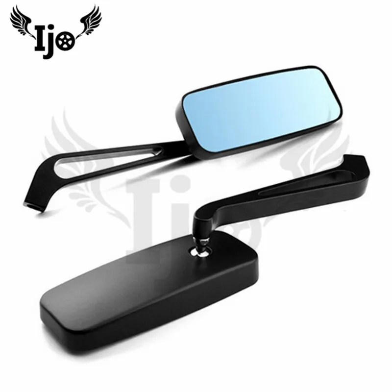 

motorcycle rearview mirror universal for kawasaki honda suzuki yamaha Ducati motorbike Reflector mirror pair Mirror rod aluminum