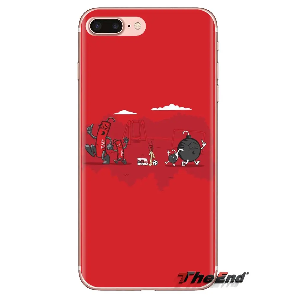 Прозрачные мягкие чехлы забавные компьютерные обои для Huawei G7 G8 P7 P8 P9 P10 P20 P30 Lite Mini