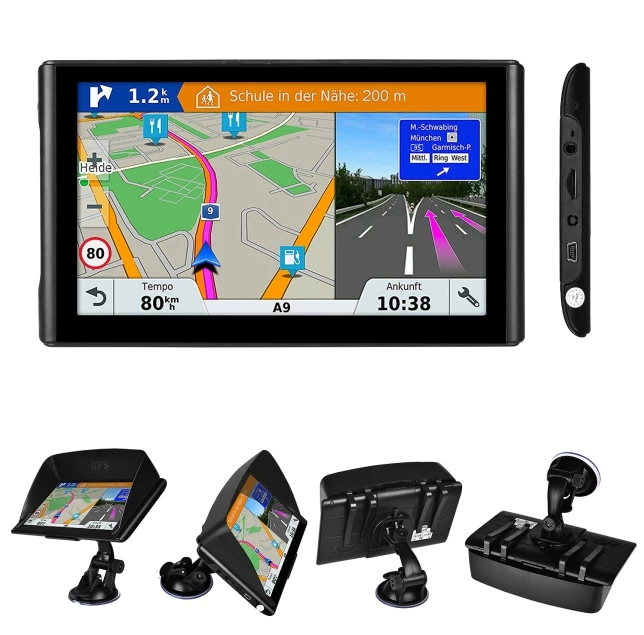 Автомобильный GPS навигатор 7 дюймов HD для грузовика навигация FM Bluetooth navitel 2019