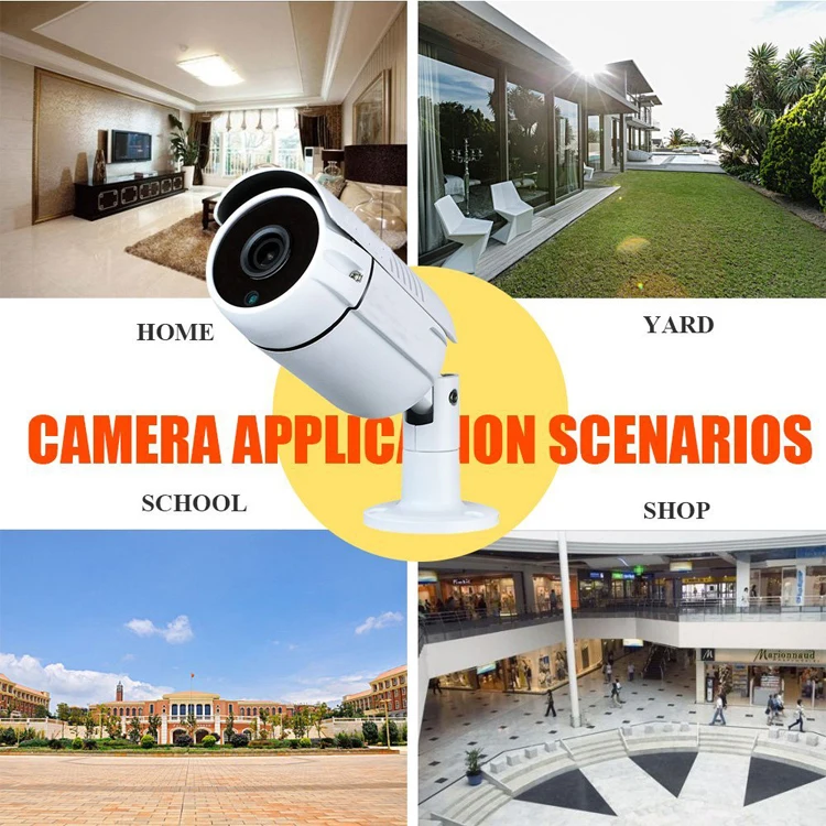 Surveillance Camera 2MP 1080P 4-in-1 20M Night Vision Analog CCTV Camerac | Безопасность и защита