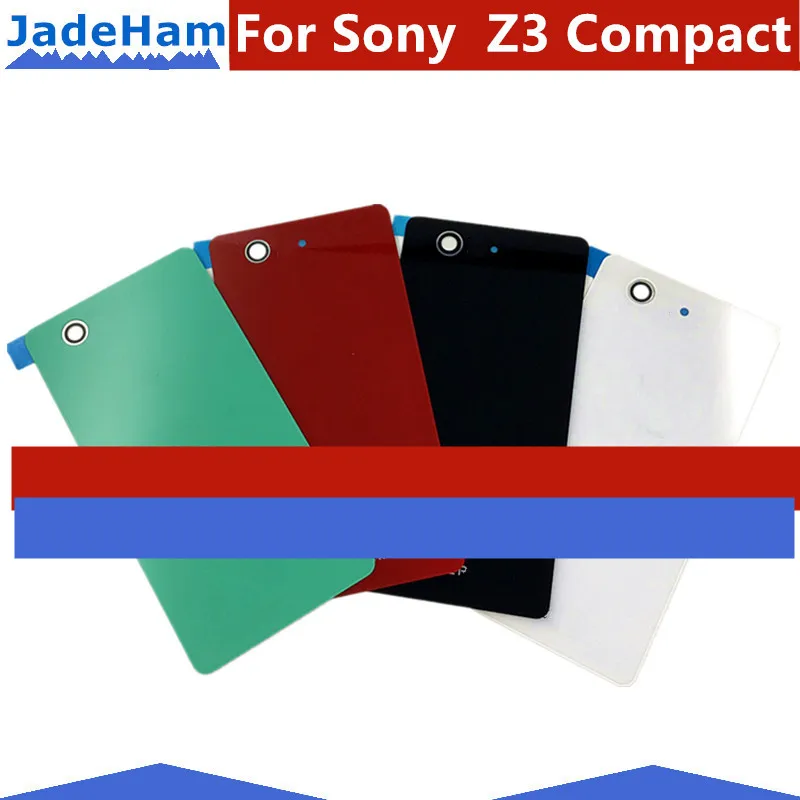 1 шт. Задняя стеклянная крышка аккумулятора для Sony Xperia Z3 Compact Mini D5803 D5833 корпус