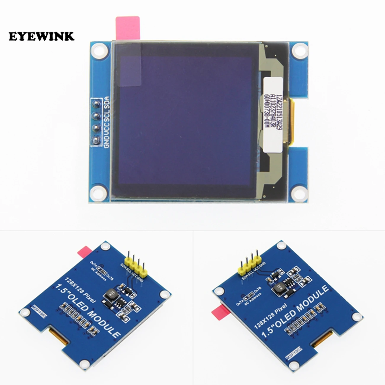 3 5 дюймовый 4 контактный OLED модуль экран SSD1327 драйвер IC 1 5*128 интерфейс IIC I2C для 51 STM32
