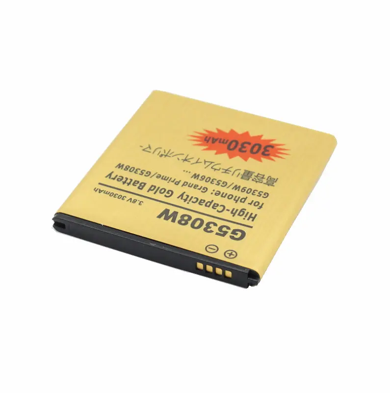 Ciszean 2x3030 mAh запасная батарея золотого цвета для Samsung Galaxy Grand Prime G530F G531F G5308W J5 (2015) J500F
