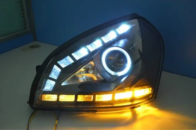 HID, 2005~ 2009, автомобильный Стайлинг, Tucson фара, Solaris, accent, Elantra, Genesis, i10, i20, santa fe, lantra; Tucson фара