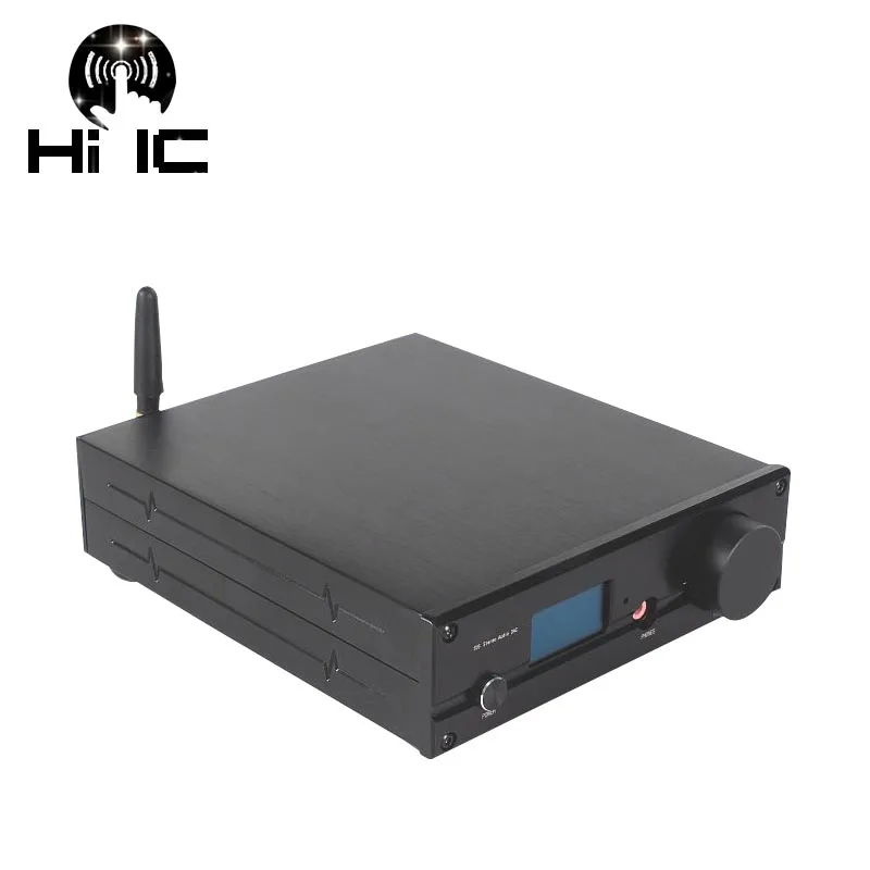 Hi Fi аудио декодер ES9038Q2M USB DAC XMOS XU208 DSD512 32 бит/384 кГц TPA6120A2 COAX/OPT/USB/Bluetooth 5 0 вход OLED