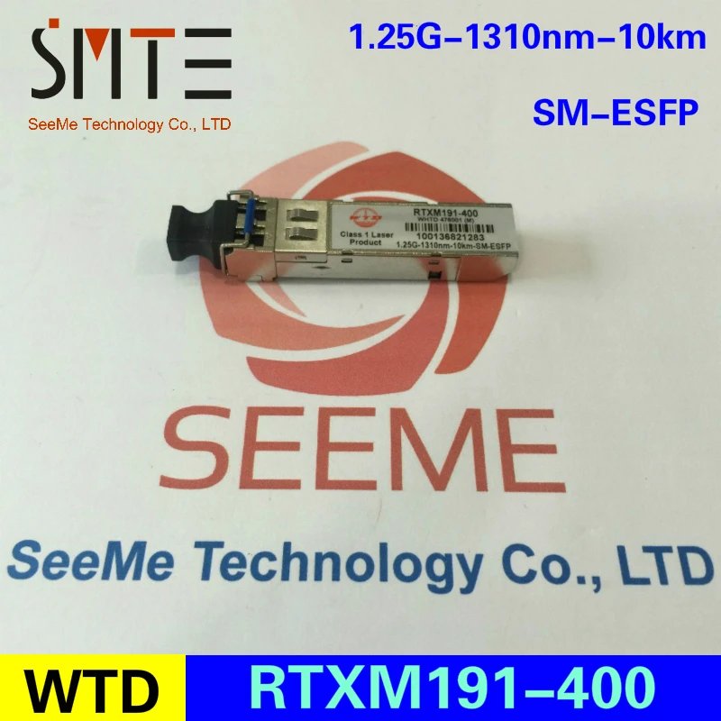 WTD RTXM191 400 WHTD 1 25G 1310nm 10km SM ESFP волоконно оптический приемопередатчик|transceiver| |