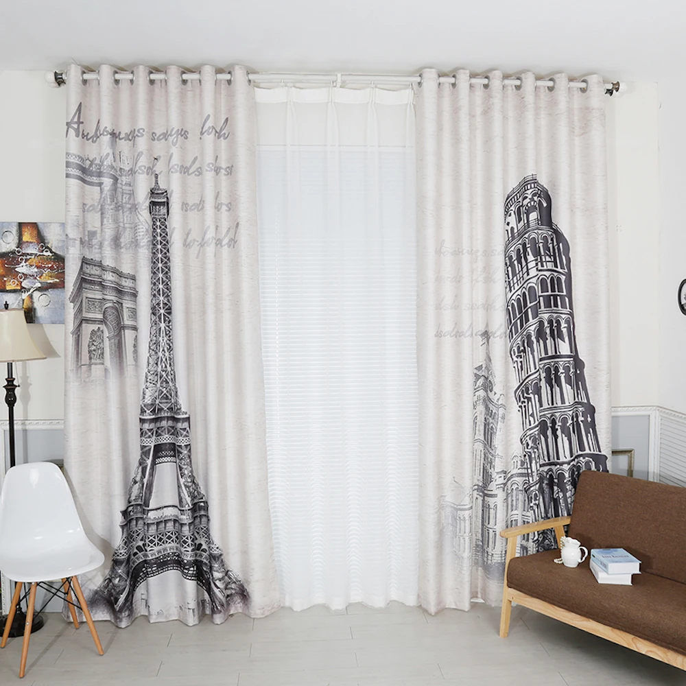 Выполненная на заказ 2х люверс оконная драпировка занавеска для детской комнаты