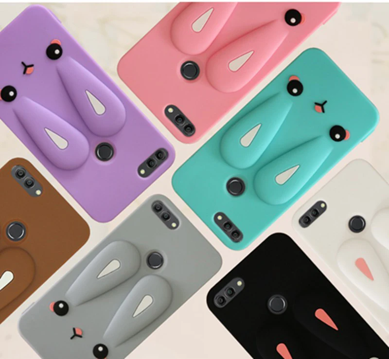 Мультяшный чехол сo шнуром для Xiaomi mi 8 mi 8 SE чехол мягкий TPU силиконовый чехол-накладка Бампер Защитный ковер mi 8 mi 8 SE