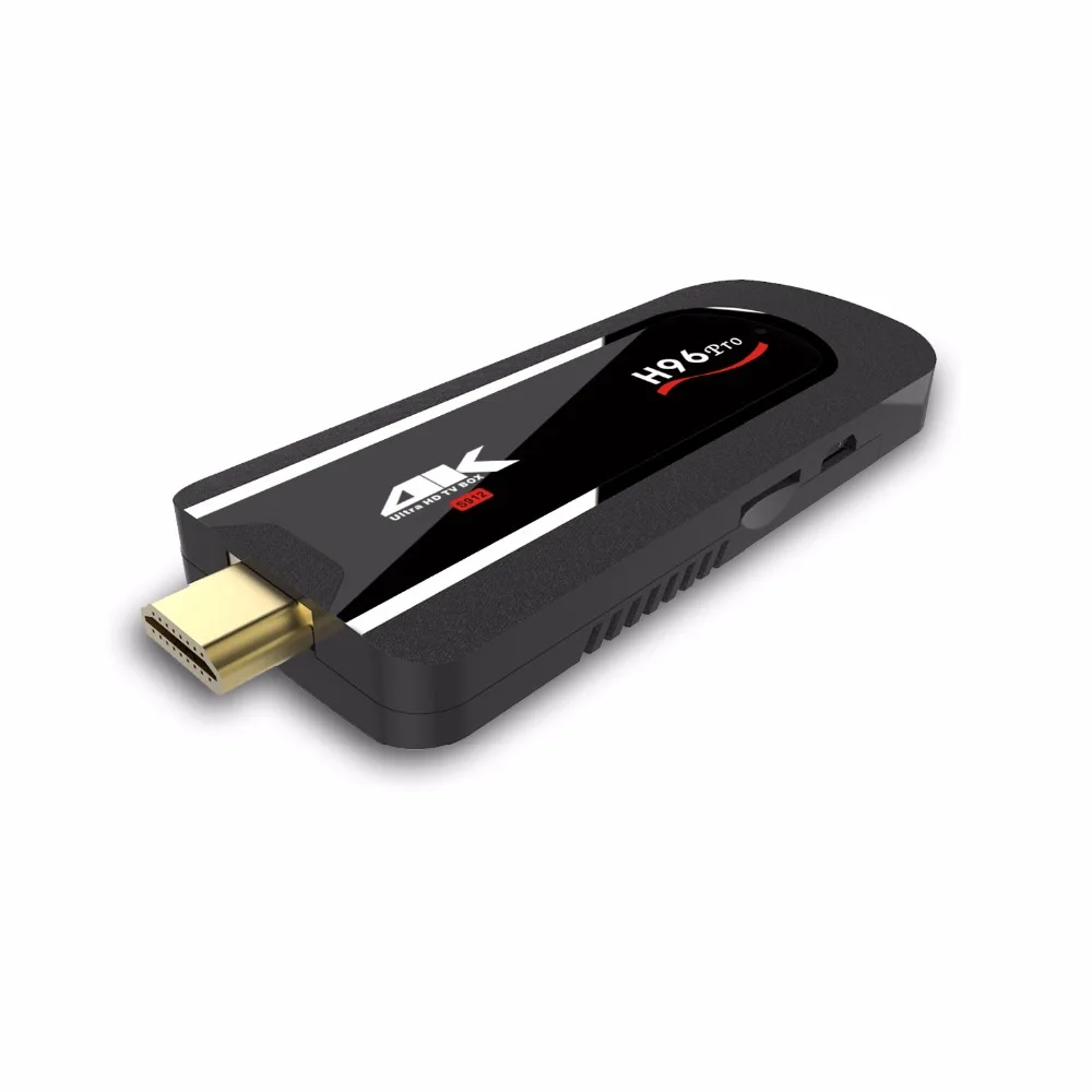 H96 Pro ручной ТВ палка для Android 7 1 машина путешествий Amlogic S912 4 K HD 2 ГБ/8 Гб памяти на